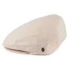 Jaxon & James Linen Flat Cap - Natural S