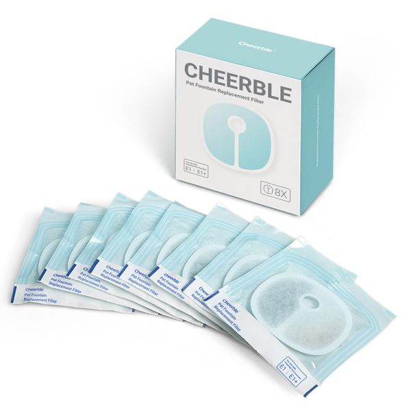 Cheerble Cat Water Filter Replacement for Cat Water Filter (8-1)