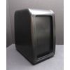 Tall Fold Napkin Dispenser Spring Loaded Black ABS Plastic Monogram 828836