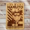 Naruto Laser Engraved Bamboo Cutting Board