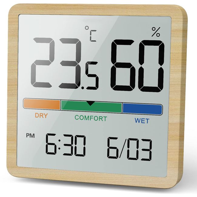 Digital Hygrometer LCD Indoor Thermometer Temperature Humidity
