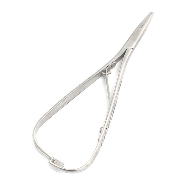 PC MATHIEU LIGATURE ELASTIC PLACING PLIER 7" NEEDLE HOLDER