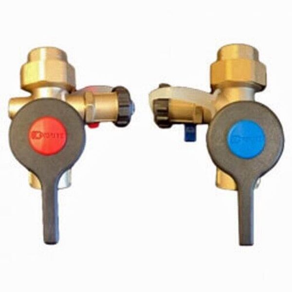 3/4" Sweat ISO Valve Kit with Male 500K Btuh Pressure Relief Valve (Lead Free)