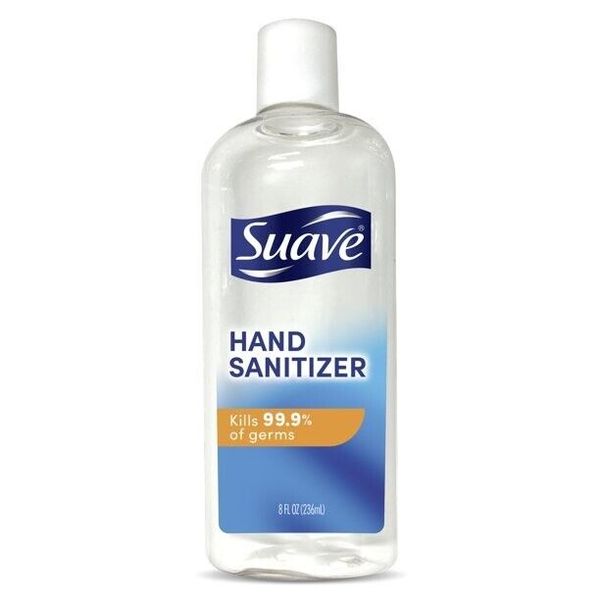 Suave Hand Sanitizer Kills 99.9% of Germs, Unscented, 8 FL OZ