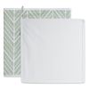 DII Non Woven Storage Collection Polyester Herringbone Bin, Small Set of 2, Mint, 2 Piece