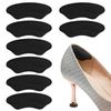 Heel Prevents Shoe Blisting, Size Adjustment, Prevents Shoes from Slipping, Tongue Pads, Heel Protection, Heel Cushion, Anti-Slip, Pumps, Anti-Slip, Anti-Slip, Pumps and Paka-Paca Prevention, Includes Adhesive Seals, Unisex, Set of 4 Pairs