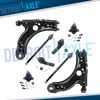 8pc Front Lower Control Arm Ball Joint Tierod for 1999-2006 VW Golf Jetta Beetle