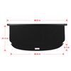 Tonneau Trunk Security Cargo Cover Shield Shade For 2007-08 Honda Fit Hatchback