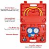 HVAC Air Conditioner Kit A/C Diagnostic Manifold Freon Gauge Sets Charging Tools
