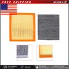 Set For IMPREZA ASCENT CROSSTREK OUTBACK COMBO Air Filter+CHARCOAL Cabin Filter