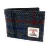 Mens Harris Tweed Bifold Wallet (Slate Grey Check)