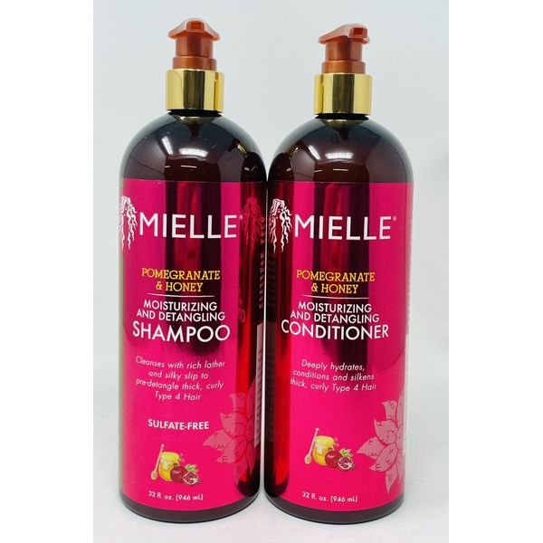 Mielle Organics Pomegranate & Honey Moisturizing and Detangling Shampoo & Cond