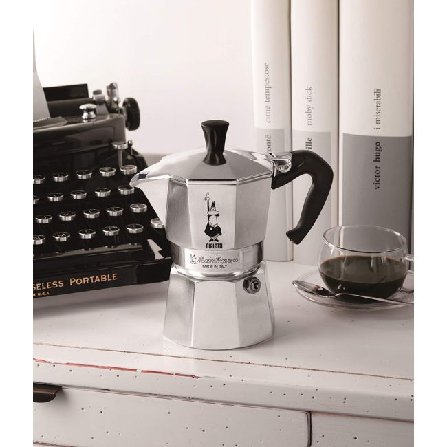 Bialetti Moka Express Stovetop Coffee Maker - High Quality - Aluminium - 2  Cup
