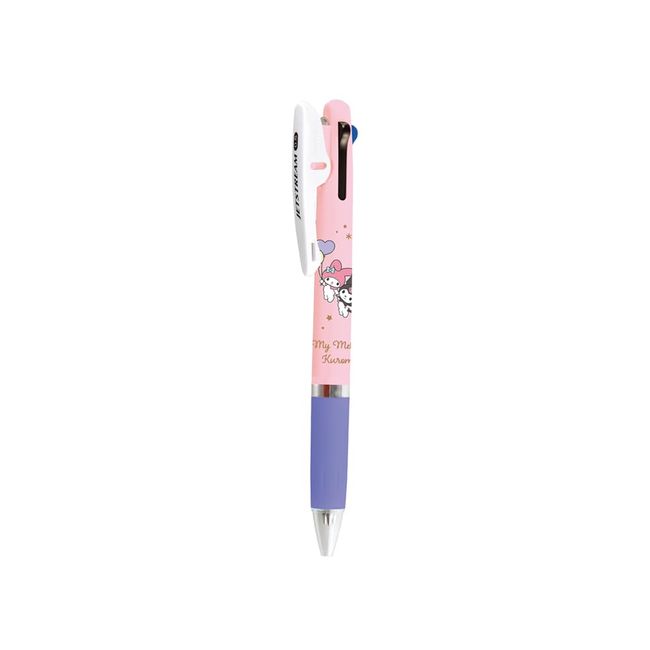 Kamio Japan Sanrio My Melo Chromi Jet Stream 3 Color Ballpoint Pen, 0.5mm 303041