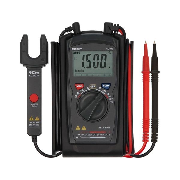 CUSTOM Digital Multimeter with AC/DC Clamp MC-02