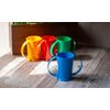 Harfield Yellow 2 Handled Beaker Drinking Cup & Narrow Spout Reusable Virtually Unbreakable Polycarbonate Plastic Drinking Aid