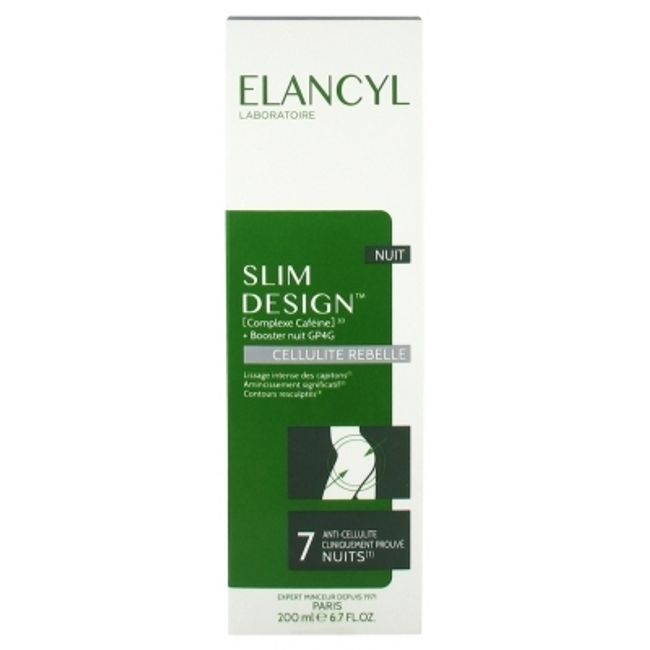 ELANCYL Slim Design Night 200ml Body Line Body Silhouette Slimming Cellulite Collagen Overseas Mail Order