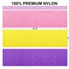 3 Pieces African Net Sponge African Exfoliating Net African Bath Sponge African Scrubbing Long Net Rag African Wash Net Shower Body Scrubber