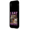 I Eat Microplastics Funny Cat Meme Bootleg Graphic Case for iPhone X/XS