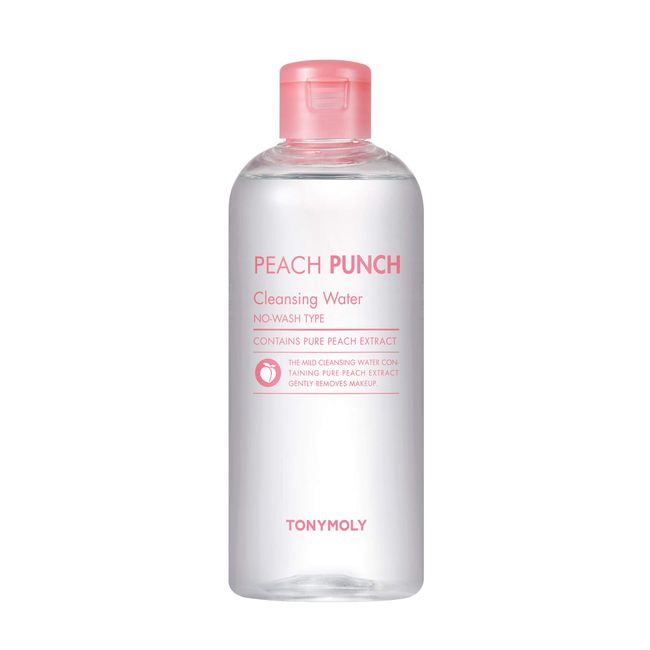 TONYMOLY Peach Punch Cleansing Water, 12 oz