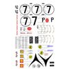 #7 Chaparral Can Am 1/18th Scale Waterslide Decals (version 2)
