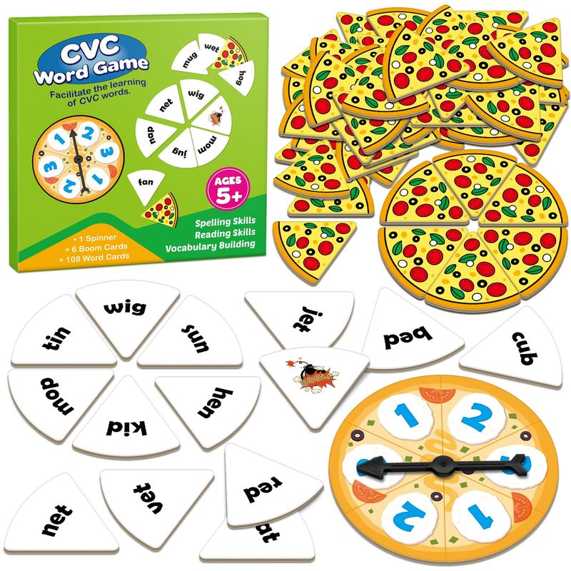 SkilLify CVC Word Games Phonics Games for Kids, Learn to Read CVC Flash ...