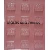 SWIRL BON-BON Chocolate Candy Mold with Copywrited molding Instructions