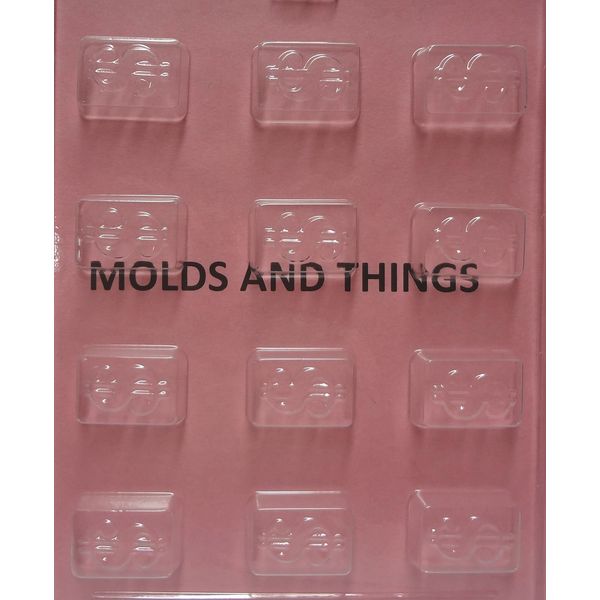 SWIRL BON-BON Chocolate Candy Mold with Copywrited molding Instructions