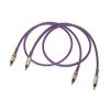 Canare L4E6S RCA Audio Cable, Black, 2.0 ft (62 cm), Red and White Pair