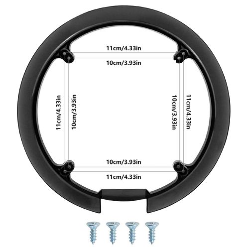 YBFBSJK 2 Pieces Bicycle Chain Guard Bicycle Chains Wheel Cover Plastic Chain Guard Ring Mountain Bike Sprocket Cover Chainring Protector for 42 Teeth and 44 Teeth, 4 Holes