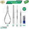 40 Pcs Podiatry Basic Nail Nipper Set With FREE Scalpel Blades German Grade