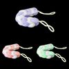 HK Home Bath SCRUNCHIE BACK SCRUBBER -Bath Shower Scrunchie, Rope Handles & Exfoliators Includes MOBILE Eraser