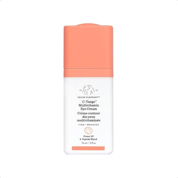 Drunk Elephant C-Tango Eye Cream , Restorative Under Eye Moisturizer (0.5 Fl Oz)