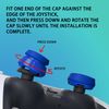 PlayVital Thumbs Pro ARMOR PS5 Controller Thumb Stick Extender, Joystick Cap Grip for PS5 Controller - 2 High Rays & 2 Mid Raise Domes [Blue]
