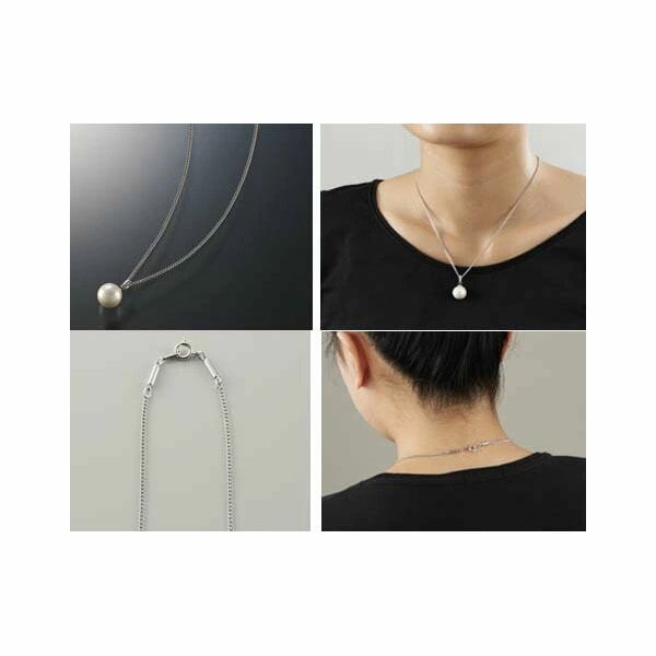 Medical Device Large Shell Pearl Magnetic Necklace K13354 Discount not available Accessories Magnetic Necklace Kihei Chain Shell Pearl