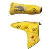 Dragon Dragon Pin Magnetic Golf Putter Cover (Yellow, Blade Type)
