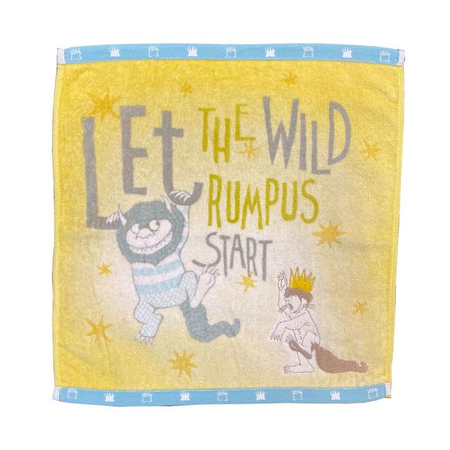 Marushin 4105024000 Hand Towel, Where the Wild Things Are, Lively Kaiju