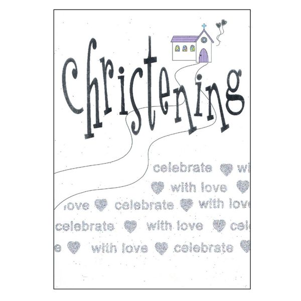 Greeting Card with Envelope - Lets Party Range - LP5042 Christening