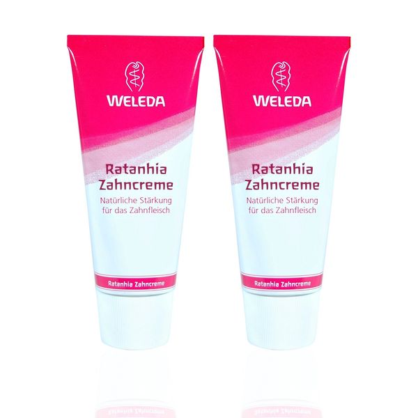 (2 Pack) - Weleda - Ratanhia Toothpaste | 75ml | 2 PACK BUNDLE