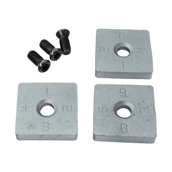 ACTINTOOL Coating Removing 8 Sided Tungsten Insert Replacement for Floor Grinder Tungsten Scraper (3 Pack)