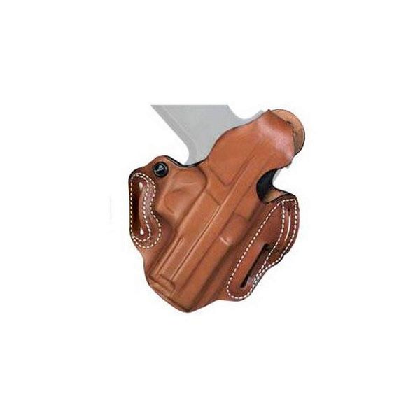 DeSantis Scabbard Gun Holster, Fits GLOCK 19, 19 GEN 5, 19X, 23, 32, 36, GLOCK 45, Wear with a Belt, Unisex Holster, Right-Hand Draw, Tan