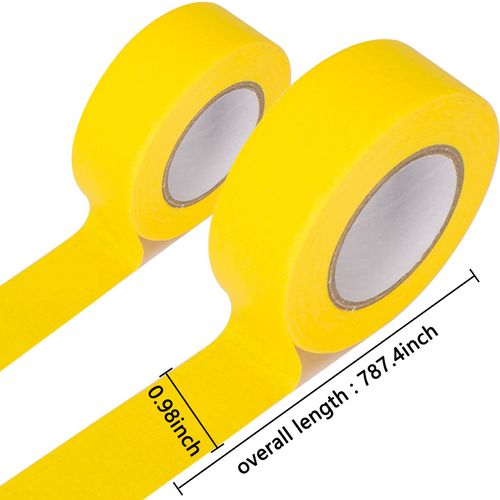 Haraqi 10pcs 25mm Low Tack Painters Masking Tape for Painting Artists Decorating