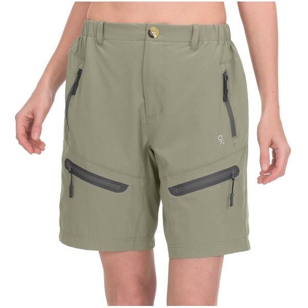 Little Donkey Andy Women's Stretch Quick Dry Cargo Shorts for Hiking Travel Silver Sage Size XS