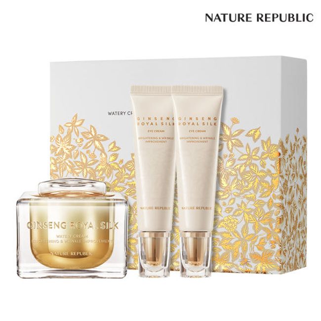 [Nature Republic] Ginseng Royal Silk Watery Cream with Eye Cream Special Set