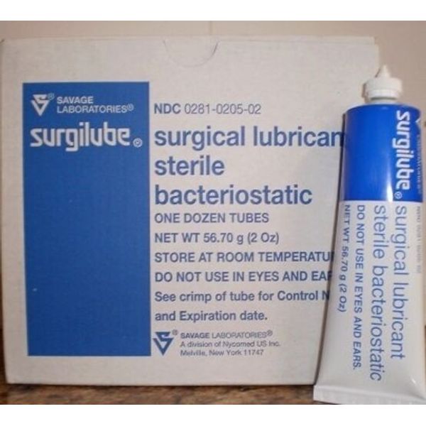 Surgilube Lubricating Lube Jelly #0205-02 Sterile 2oz w/Screw Cap Exp 04/26 EACH