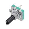 sourcing map 360 Degree Rotary Encoder Code Switch Digital Potentiometer 3 Pins 20mm D-Shaft 2Pcs