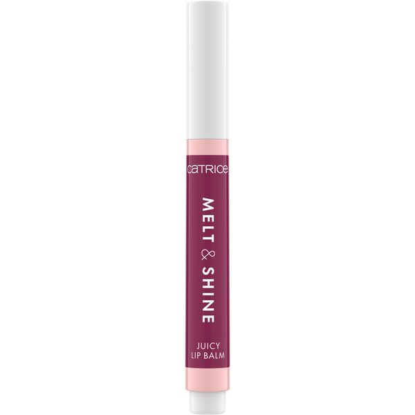 Catrice Melt & Shine Juicy Lip Balm, n. 080, viola, idratante, lucido, fresco, vegano, senza parabeni, senza nanoparticelle, confezione da 1,3 g