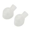 Srliya Tiny Cover for Sandblaster, 134C Heat Resistant, Dust Proof, Includes 2 Covers & 1 Storage Box, Rubber, White