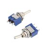 CESFONJER 15pcs SPDT Mini Micro Toggle Switch, On/On 3 Pin 2 Position Miniature Toggle Switch AC 125V/6A
