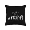 Telescopes Binoculars planets science Evolution astronomy Throw Pillow